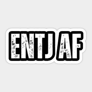 ENTJ AF Sticker